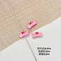 Baking Painted Good Sign and Teacup Bear Metal Beads 17mm 10pcs 9