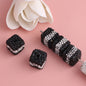 Polymer Clay Cube Rhinestone Beads 24mm Waistline Sparkle 5pcs 9