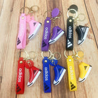 Silicone Basketball Shoe Keychain 3D Cartoon Sporty Design 4