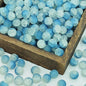 Frosted Round Glass Beads 10mm Muted Pastels Earth Tones 50pcs 11
