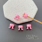 Baking Painted Series Metal Beads Colorful Glossy Alloy 20pcs 32