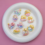 Spongebob Series Resin Beads Glossy Pastel Character Faces 20pcs 4