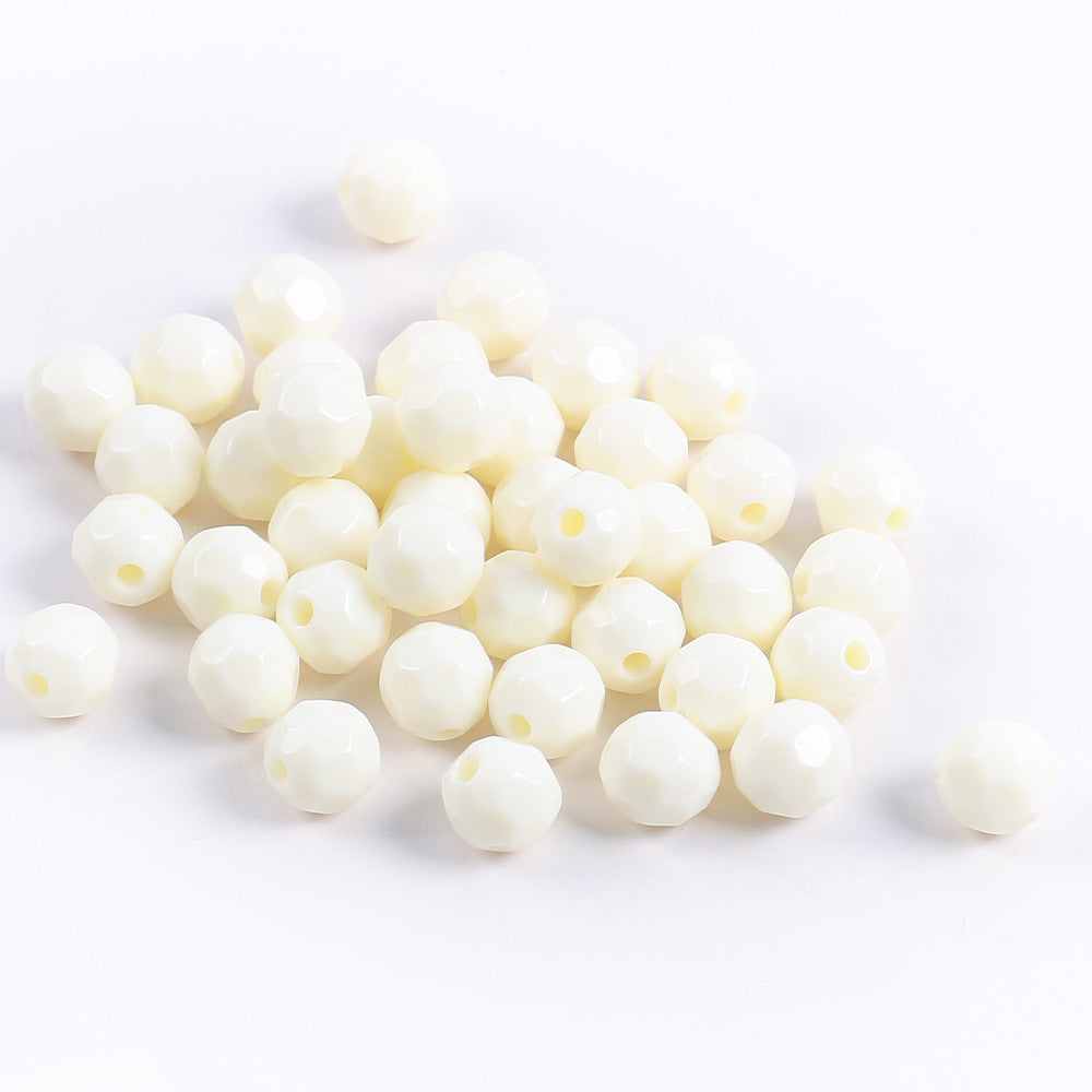 Glow Faceted Acrylic Beads 7mm Glow In The Dark 150pcs 6