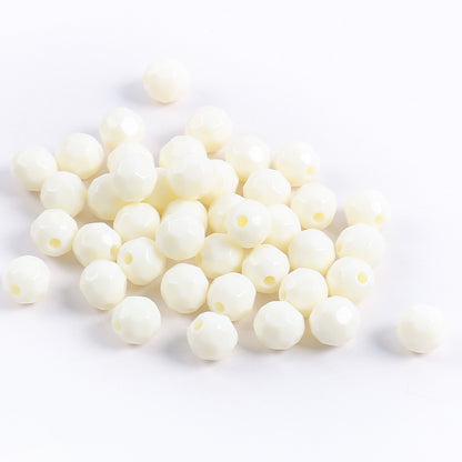 Glow Faceted Acrylic Beads 7mm Glow In The Dark 150pcs 6
