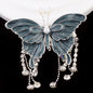 Butterfly Metal Beads 64mm Chunky Tassel Enamel Alloy 3pcs 13