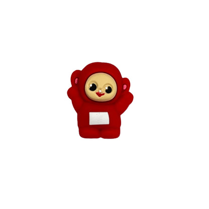 Silicone 3D Focal Beads Cartoon Baby Antenna Smiling Face Raised Antennae 20pcs 8