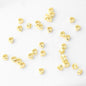 Brass Arc Triangle Spacer Beads 2.5mm 100pcs 6
