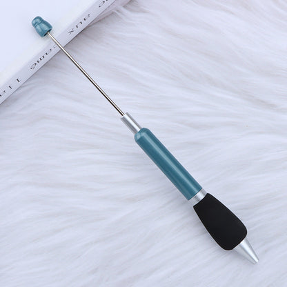 Beadable Ballpoint Pen Comfortable Grip Sponge Sheath Black Ink 1.0mm 20