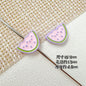 Baking Painted Watermelon and Cake Metal Beads 16mm Colorful 10pcs 9