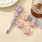 Lively Gradient Butterfly Acrylic Beads 30mm Pastel Ombre 10pcs 3