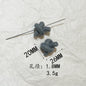 Painted Twist Knot Acrylic Beads 26mm Candy Color Glossy 50pcs 17