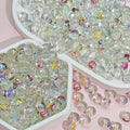Transparent Round Glass Beads 10mm Cartoon Character Printing 100pcs 3