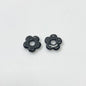 Lampwork Glass Beads Five Petal Flower 15mm Solid Color 10pcs 6