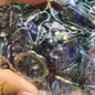 Transparent Valley Lily Flower Acrylic Beads 16 23mm UV Plating 100pcs 8