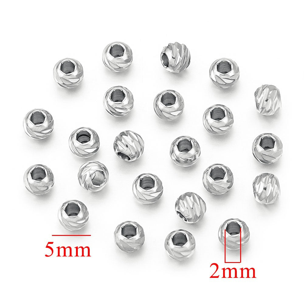 Stainless Steel Oval Blade Grain Metal Beads 5/7mm Gold Tone 10pcs 6