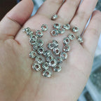 Alloy Flower Spacer Beads 7mm Symmetrical Tibetan Style 150pcs 4