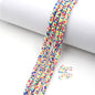 Flat Clay Beads 6mm Colorful Matte Polymer Spacer 10 Strands 13