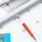 Beadable Ballpoint Pen Hollow Tube Transparent Colorful 18cm 12