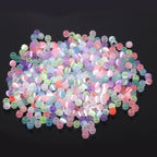 Seed Glass Beads 4mm Shimmer Imitation Opal Mixed Colors 400pcs