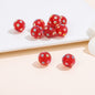 Rhinestone Bubblegum Beads 16-20mm Colorful Resin Sparkle 10pcs 12