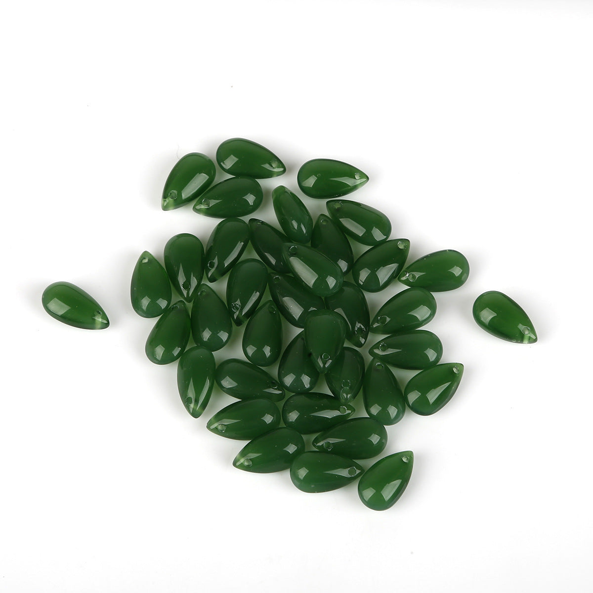 Czech Glass Beads Teardrop 8x14mm Smooth Polished 10pcs 20