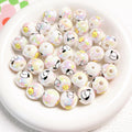 Printed Round Acrylic Beads 15mm Glossy Sanrio Characters 10pcs 5