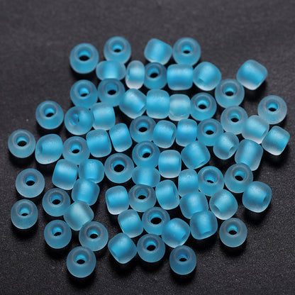 Glow In The Dark Seed Glass Beads 3mm Multicolor Stripes 1800pcs 60