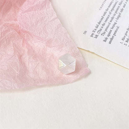 Glow Geometric Faceted Acrylic Beads 16mm Pastel Colors 100pcs 8