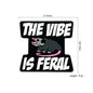 Silicone Focal Beads The Vibe Is Feral Black Rodent Pink Accents 20pcs 3