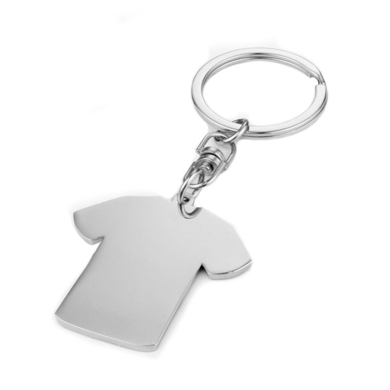 Metal Sublimation Football Jersey Blank Keychain Zinc Alloy 3