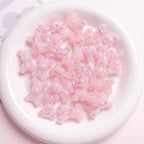 Glow In The Dark Jelly Bear Acrylic Beads 24mm Iridescent Plated 10pcs 3