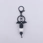 Halloween Silicone Bead Keychain Colorful Spooky Characters Durable 7