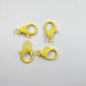 Zinc Alloy Lobster Clasp Keychain Findings 12mm Baking Painted 100pcs 17