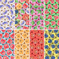 Character Flat Clay Beads 9mm Colorful Anime Designs 100pcs