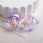 Plating Heart Acrylic Beads 27mm Transparent Cat Design 10pcs 11