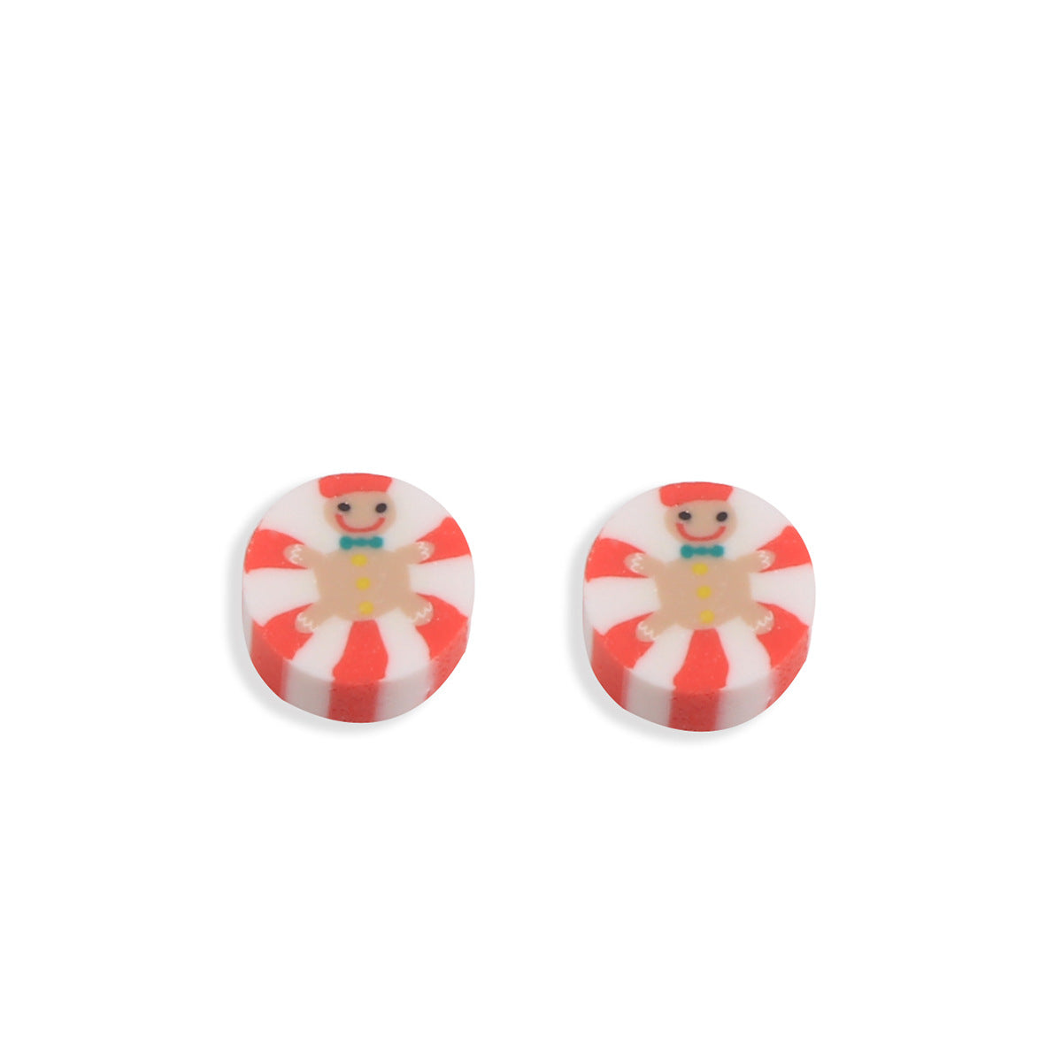 Christmas Clay Beads Polymer Colorful Snowmen Gifts Trees 100pcs 9