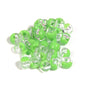 Clear Two-color Pony Beads 9mm Translucent Mixed Colors 200pcs 10