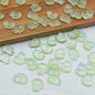 Czech Glass Beads Fox 18mm Translucent Pastel Colors 25pcs 13