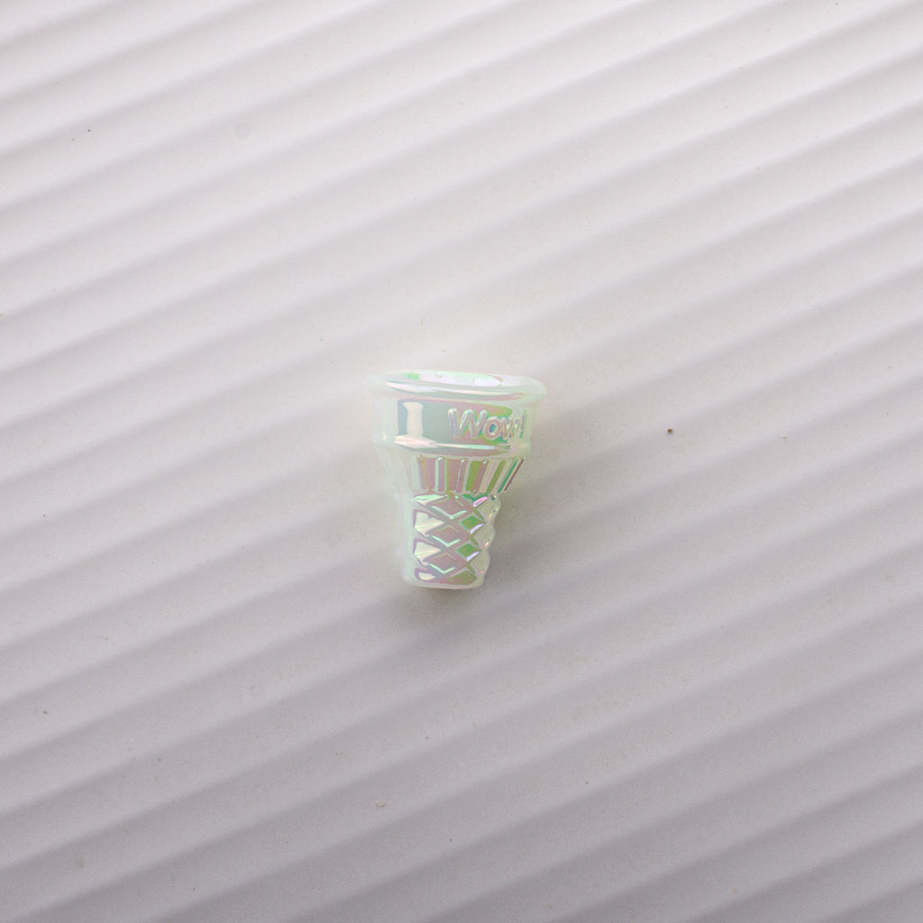 Painted Cone Acrylic Beads 20mm Solid Creamy Colors 5pcs 6