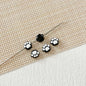 Cat Paw Metal Beads 11mm Glossy Enamel Painted Alloy 10pcs 20