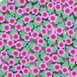Flower Clay Beads 11mm Colored Pastel Polymer 100pcs 10
