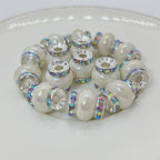 Lantern Rhinestone Beads 14mm Acrylic Plating Bright Color 20pcs 3