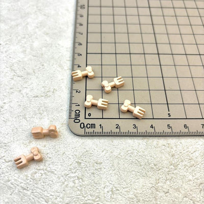 Fork Metal Beads 13mm Baking Painted Alloy 20pcs 5
