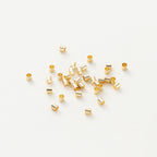 Brass Tube Metal Beads 1.5/2/2.5mm Smooth 100pcs 5