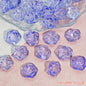 Camellia Glass Beads 19mm Clear Translucent Mixed Colors 50pcs 16
