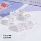 Jelly Color Sanrio Printed Acrylic Square Beads 14mm 10pcs 6