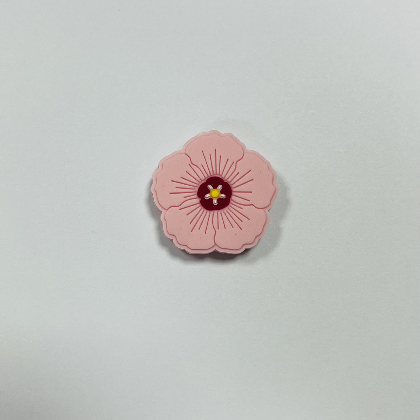 Silicone Focal Beads Flower Pastel Petal Detail 20pcs 8