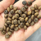 Wood Agarwood Spacer Beads 9mm Natural Brown Rustic 50pcs