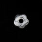 Acrylic Flower Spacer Beads 26mm Hollow Five Petal Large Hole 100pcs 19