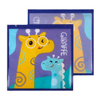 Top Seal Zip Lock Bags 13.5cm Pastel Animal Pattern 10pcs 2
